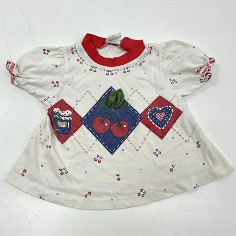Vintage 90s Small Steps Baby Girls 7pc Clothing Lot Sleeper Romper Pants Tops