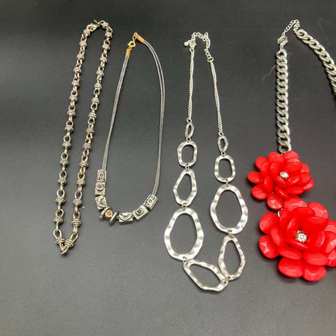 Sisi Amber Legacy Charming Charlie Necklace Lot 9 Husker Statement Jewelry