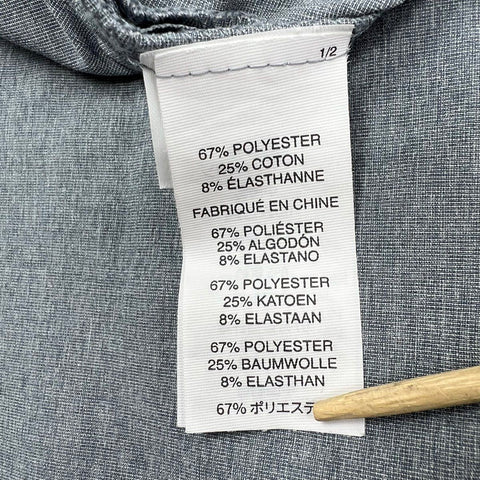 Vuori Men's Meta Pant Heathered Gray Stretch Performance Chino Golf Size 36