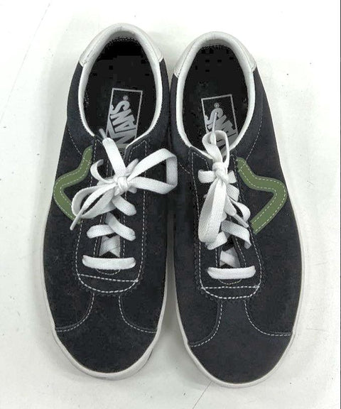 Vans Sport Low Black Green White Skate Shoes Sneakers Mens 6.5 Womens 8
