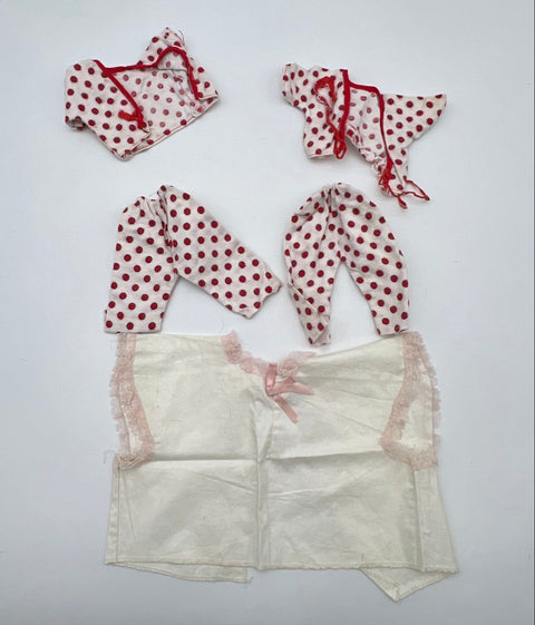 Doll Clothing Lot Vintage Mixed Outfits Dresses Accessories Approximately 35 Pcs