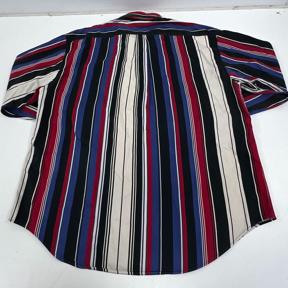 Lot 3 Vintage 90s Mens Button Up Shirts Tommy Hilfiger Alexander Julian L XL