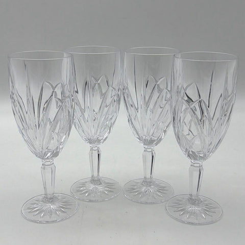 Marquis by Waterford Brookside Crystal Wine Goblets Set of 4 Clear 8.5 Inch