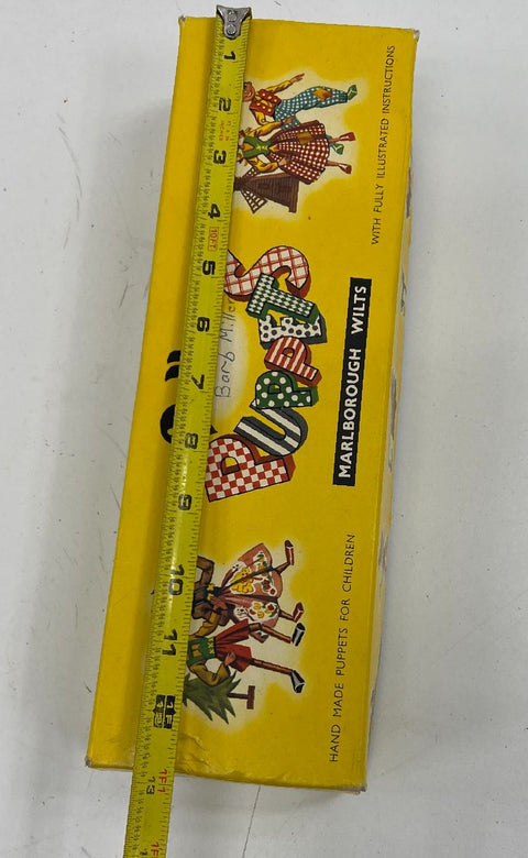 Vintage 60s Pelham Puppet Bimbo the Clown Marionette w/ Box Made in England