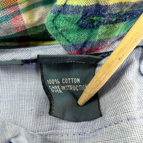 Polo Ralph Lauren Men's India Madras Plaid Classic Fit Shorts Multicolor Sz 30