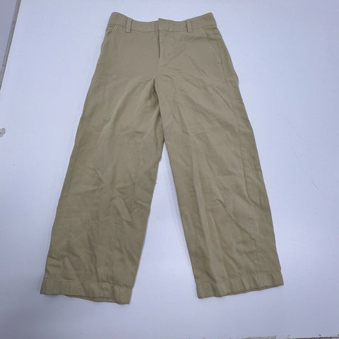 Vince Women's Lot 2 Tan Khaki Linen Blend Ankle Pants Trousers Size M & 8