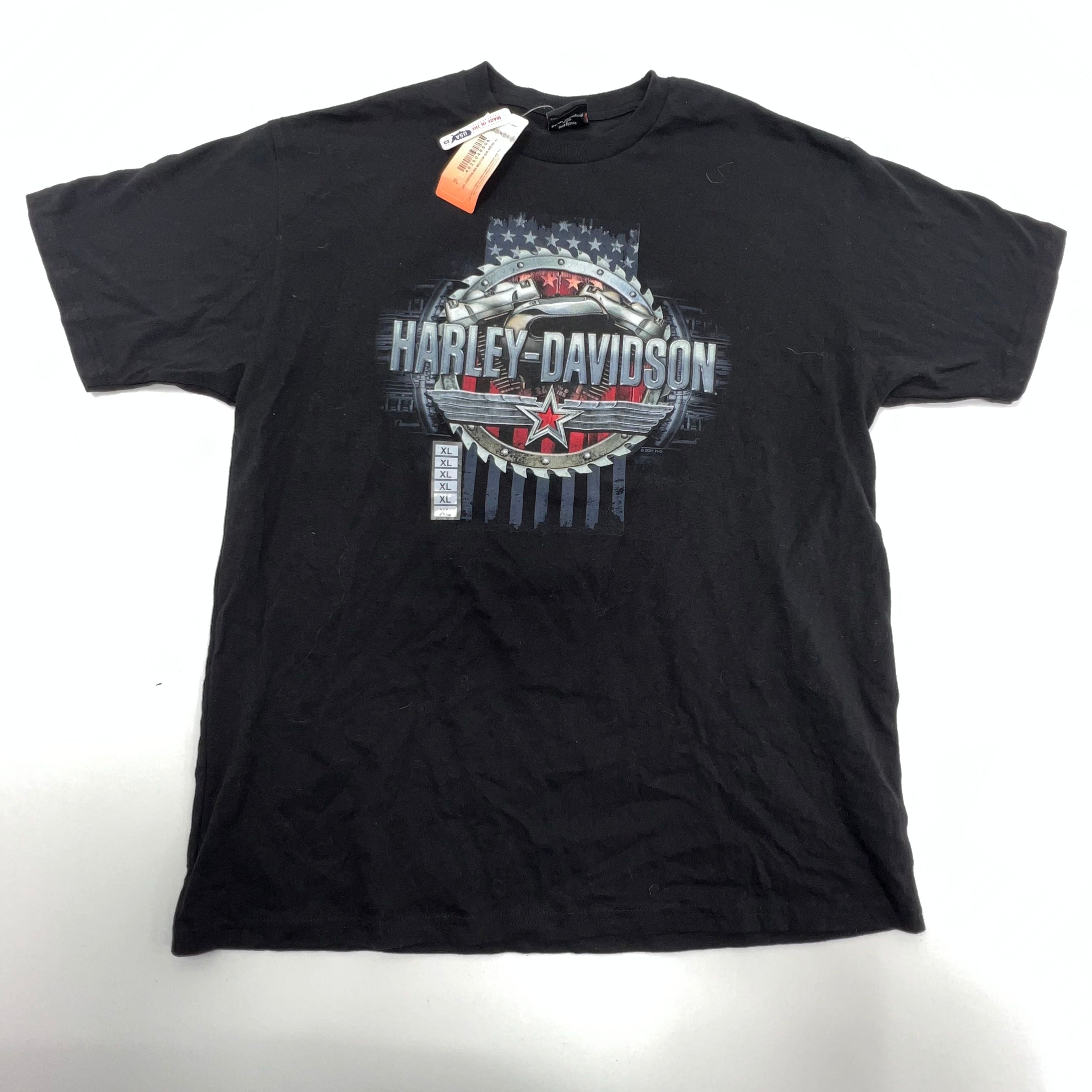 NWT Harley-Davidson Bert's Black Widow FL Short Sleeve T-shirt Men's XL