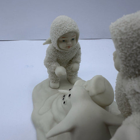Department 56 Snowbabies Figurine Lot 2 A Wish For Snow 2000 Vintage With Boxes