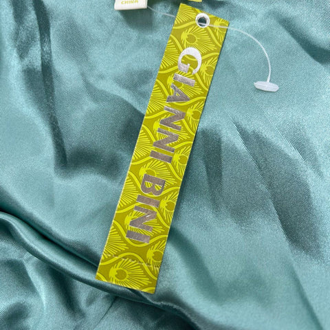 NWT Gianni Bini Women's Layla Dress Sage Green Flutter Sleeve A-Line Mini Sz L