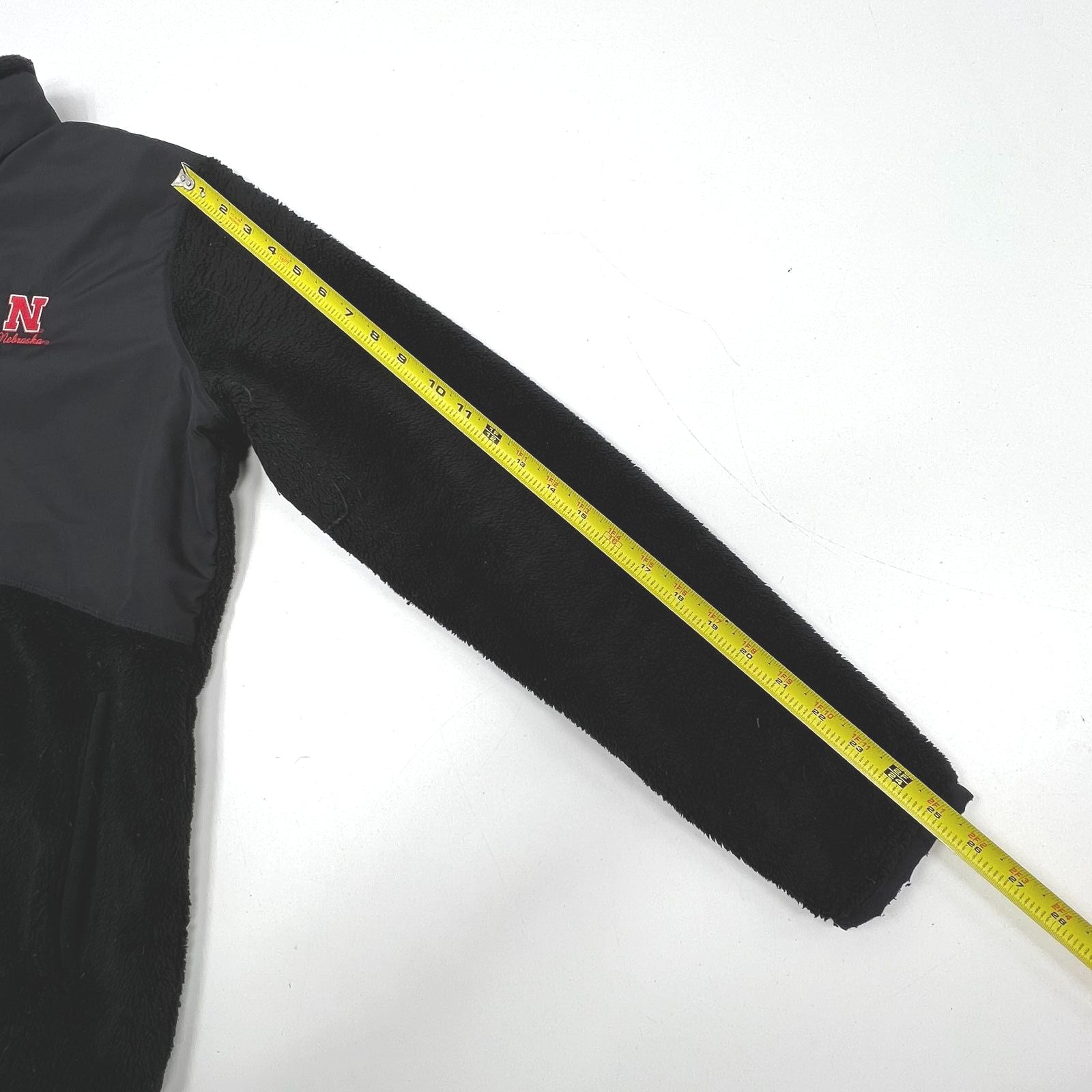 Gear For Sports Nebraska Huskers Fleece Full Zip Jacket Gray Black Men's XL
