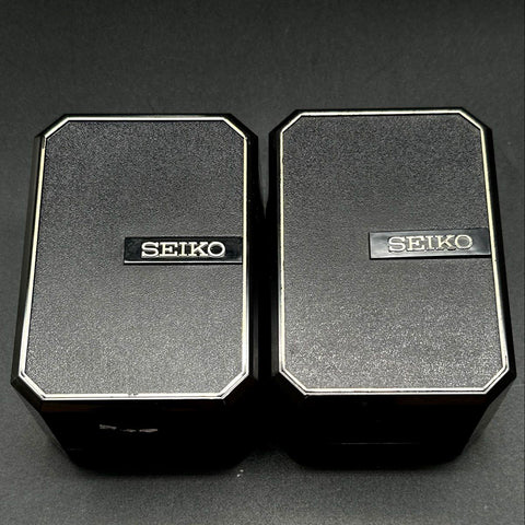 Vintage Seiko Watch Lot of 2 Quartz 8222-7059 & Electra 360 Two-Tone Gold Tone