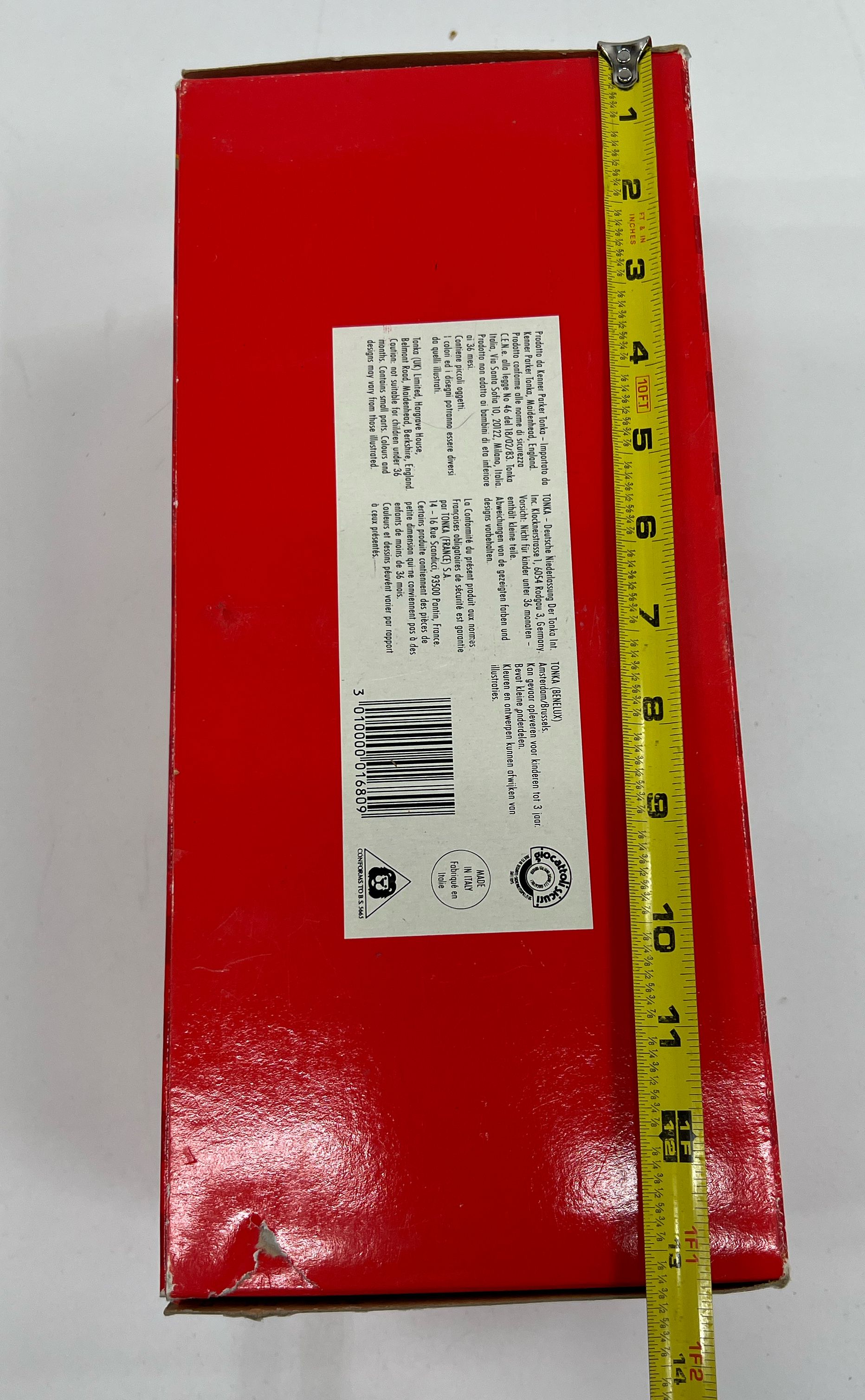 IOB Tonka Polistil Red Ferrari GTO 1:16 TG Die Cast Sports Car