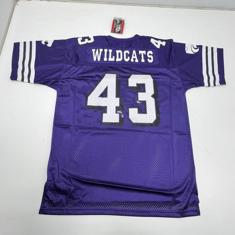 NWT Y2K Colosseum K-State Wildcats Purple Football Jersey #43 Men's Size L