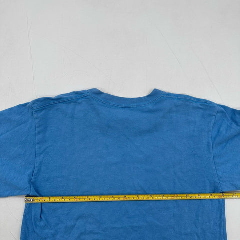Vintage Star Wars X-Wing Starfighter Graphic T-Shirt Blue Mad Engine Sz S