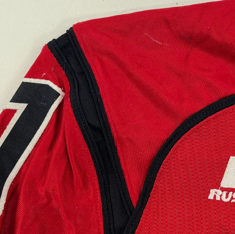 Russell Athletic Red Black Chieftains #31 Football Jersey Men's Size L