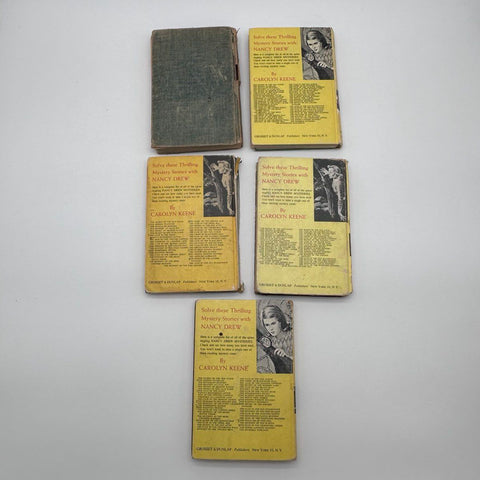 Nancy Drew Mystery Stories Lot 11 Books Grosset & Dunlap Vintage Hardcovers