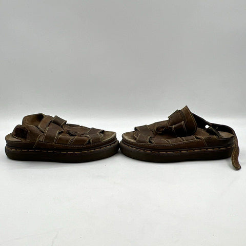 Vintage 90s Dr Martens 8423 Made in England Brown Fisherman Sandals Size UK 9