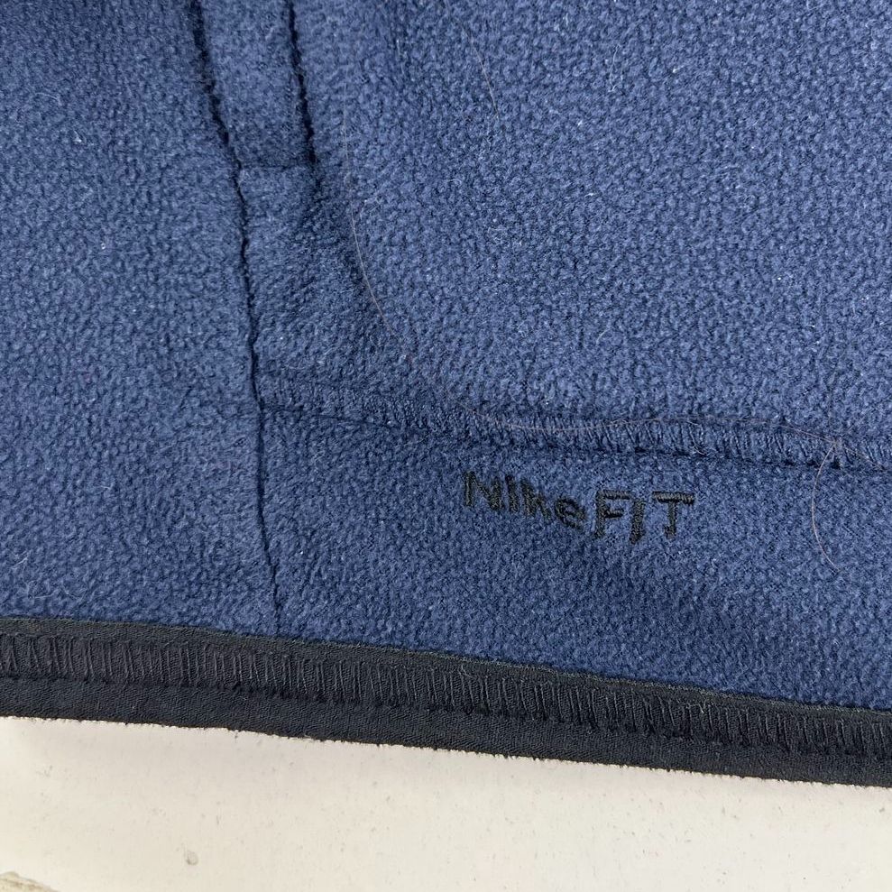 Nike Therma FIT 1/4 Zip Fleece Pullover Mens XL Navy Blue Black