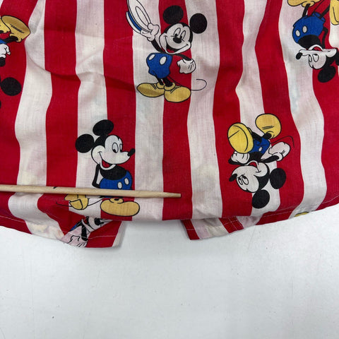 Vintage 90s Mickey Mouse Disney Hanes Striped Boxer Shorts Made in USA Sz L