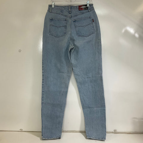 Vintage 90s Z Cavaricci Light Wash Cateye Fly Tapered Jeans Women's Size 32