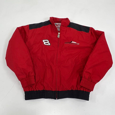 Vintage Y2K Chase Authentics Youth NASCAR Dale Earnhardt Jr #8 Jacket Red M