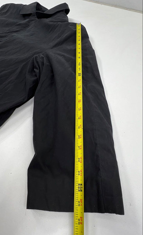 Rochester Big & Tall Men's Black Lined Trench Coat Overcoat Size 2XB