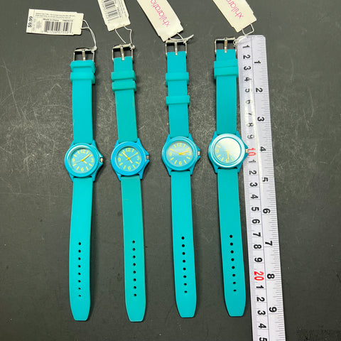 NWT Lot of 4 Teal Blue Xhilaration Watches Women's 2012