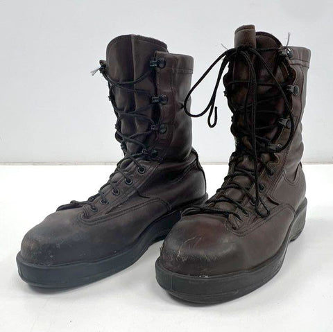 Belleville 330 ST Chocolate Brown Steel Toe Flight Boots Men's Size 9 W