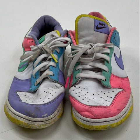 Lot 2 Nike Jordan 1 Mid True Blue Sz 11 & Dunk Low Easter W Sz 8.5 Sneakers