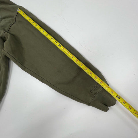 Broken Planet Men's Basics Olive Green Puff Print Hoodie Sweatshirt Size XXL