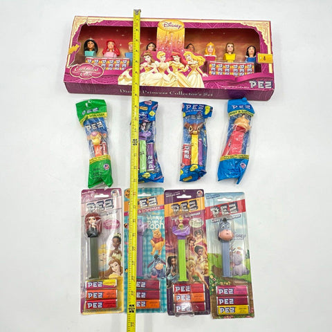 Pez Dispensers Lot Disney Princess Collector's Set Winnie The Pooh 16 Pieces New
