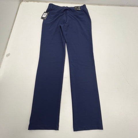 Under Armour Men's UA Drive Academy Navy Straight Leg Golf Pants Size 32x34 NWT