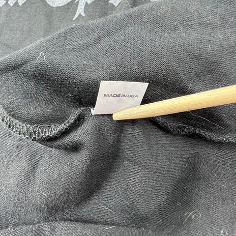 Yeezy Season 5 Tribune Cyrillic Graphic Raglan T-Shirt Black Size 2 USA