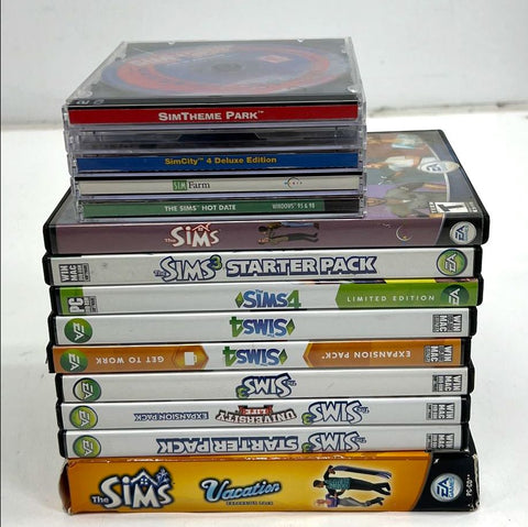 The Sims 4 3 SimCity PC Game Lot 13 Games Starter Pack Expansion EA Maxis
