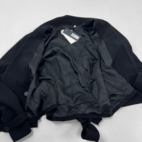 Babaton Women's Black Postage Belted Cropped Jacket Sz L NWT