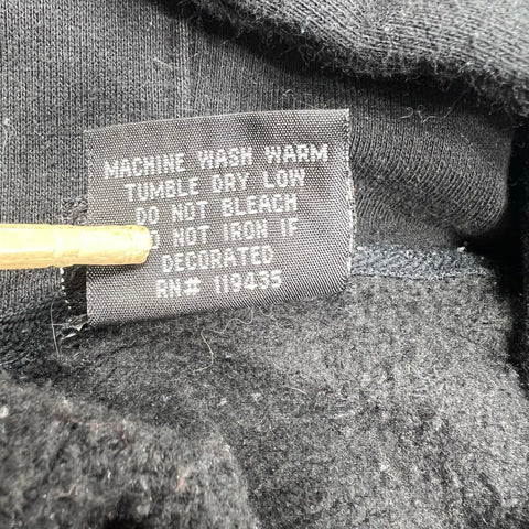 Volcom x Basquiat Mens I'm True To This Pullover Hoodie Black Embroidered XL