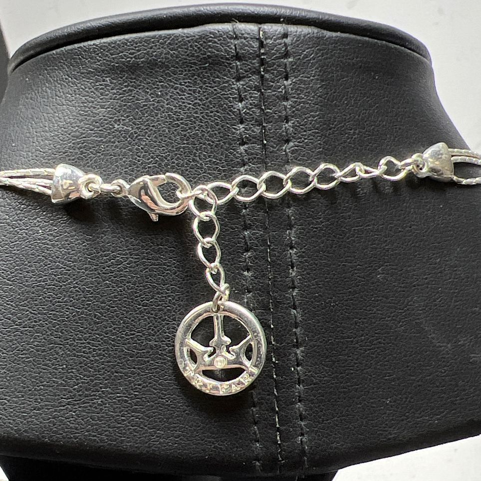 Trifari Silver Tone Multistrand Necklace