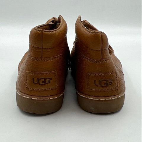UGG Freamon Brown Pebble Leather Chukka Sneakers Size 8