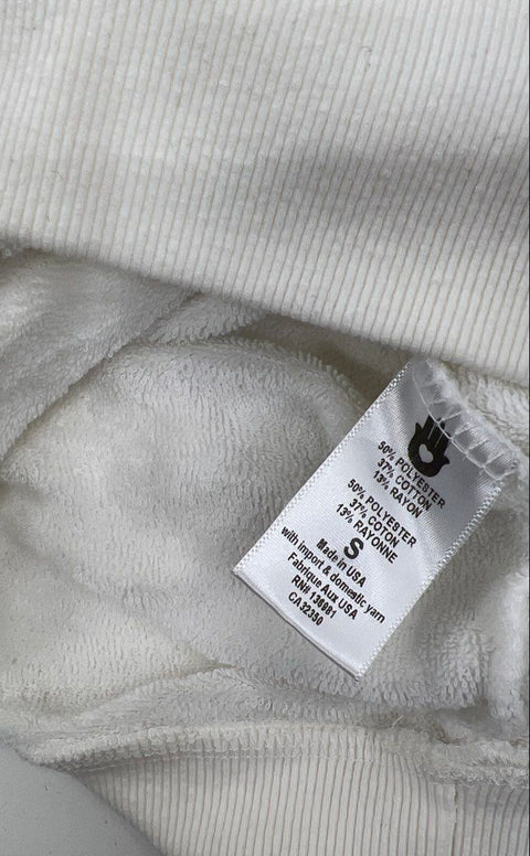 Spiritual Gangster Cream Golden State Crop Crewneck Sweatshirt Women's S NWT