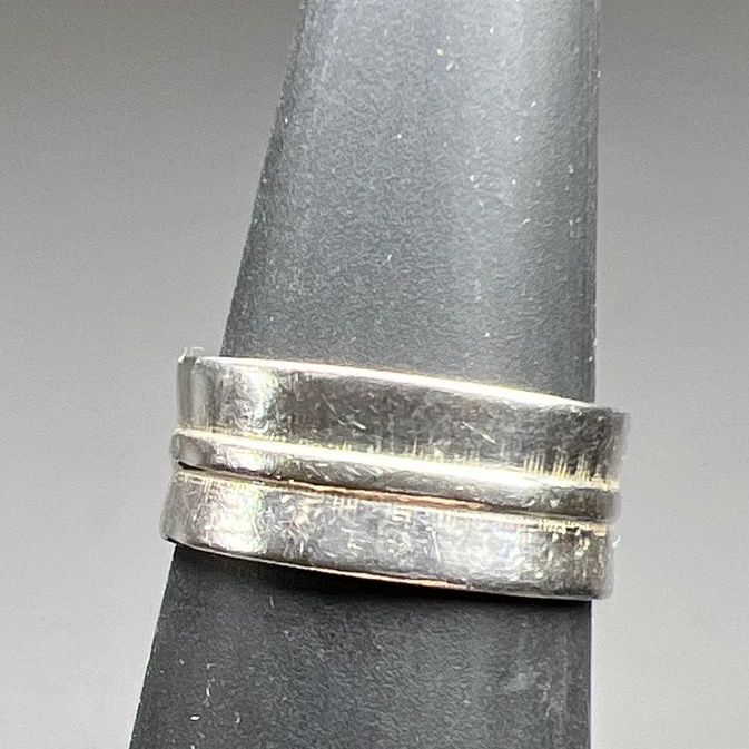 Vintage Vargas Mfg. Co. Sterling Silver Band Ring Size 6