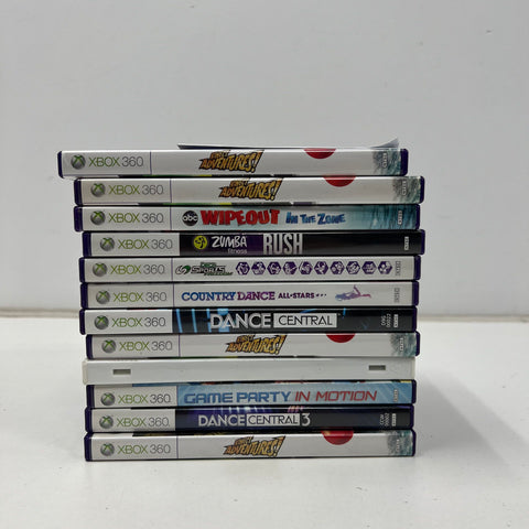 Dance Central Kinect Sports Zumba Xbox 360 Kinect Game Lot 13 Games Microsoft