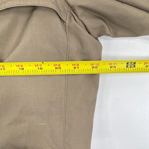 Vintage 80s Bradley Jons Men's Tan Trench Coat Belted Zip Out Liner Sz 42S