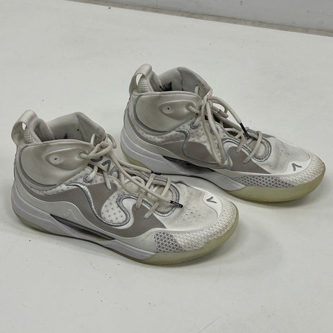 Avoli A2 White Silver Mid Top Volleyball Sneakers Women's Size 9