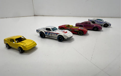 Hot Wheels Diecast Car Lot Mixed Brands 45 Vehicles Vintage Modern With Case