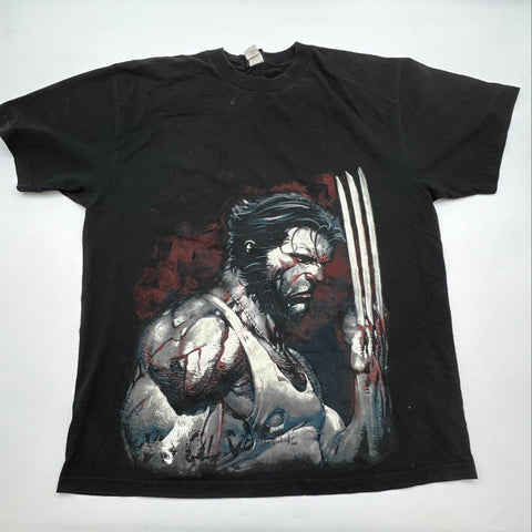 Marvel Wolverine X-Men Graphic T-Shirt Black Sz XL