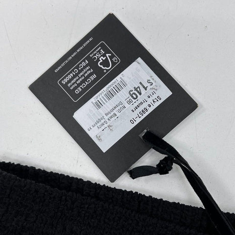 Nu Denmark Vie Black Gauzy Drawstring Joggers Trousers Women's XS NWT