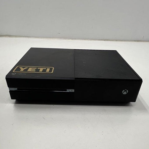 Microsoft Xbox One Console Black w/ YETI Sticker For Parts or Repair