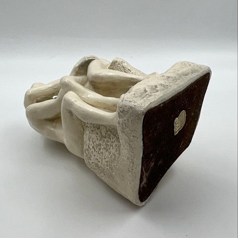 Esco After Rodin The Kiss Plaster Sculpture 11" Vintage Art Reproduction Statue
