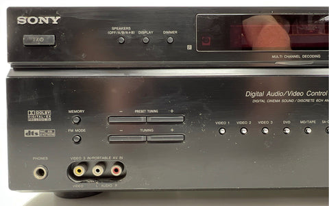 Sony STR-DE598 6.1 Channel AV Receiver Digital Audio Video Control Center 220W
