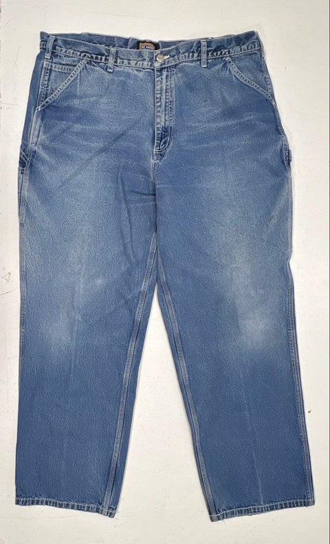 Vintage Y2K Big Smith Men's Blue Carpenter Jeans Relaxed Fit Denim Sz 44x34